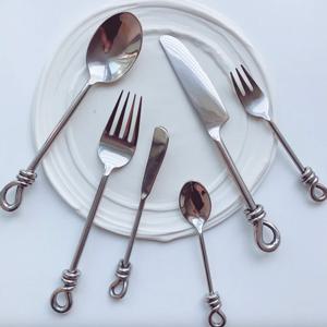 앤틱 꼬임 디저트커트러리 세트 (티스푼+티포크+버터나이프)