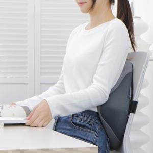 더블유업 메모리폼 사무실 의자 등받이 허리쿠션