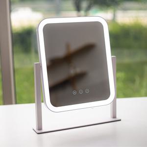 라운드 화장대 탁상 조명 거울 LED