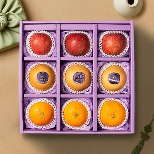 보자기포장 참가득 고급 2호 과일선물세트(배3/사과3/레드향3)