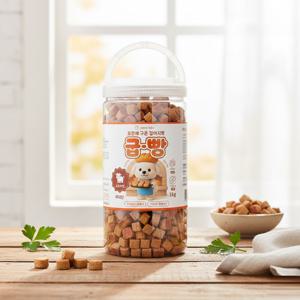 웰니스 오븐베이크 굽빵 1000g 강아지간식 관절건강 장건강 케어