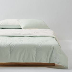 사각사각 코튼 배색 차렵이불 SS_민트화이트