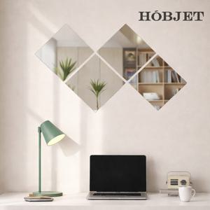 아크릴거울 라운드형 스퀘어형 사각 안전 깨지지않는 부착식 붙이는 거울 무타공 소형 사이즈