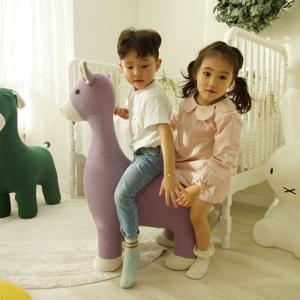 꽃사슴스툴 동물인형 봉제인형 먼지x kc인증