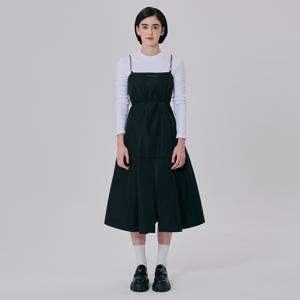 체인 슬리브리스 원피스 앞치마