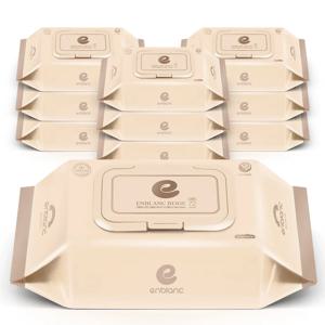 아기 물티슈 70gsm 세이프 베이지 캡형 72매X10팩