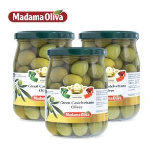그린 카스텔베트라노 올리브 545g 3병