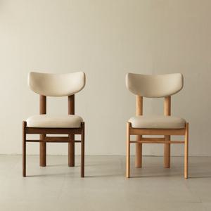 비너스 원목 식탁의자 체어 인테리어 카페의자 (월넛/내추럴)