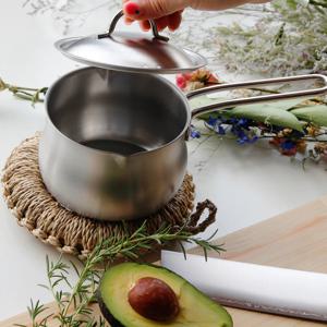 일본 요시카와 스테인레스 편수냄비 이유식 밀크팬 12cm