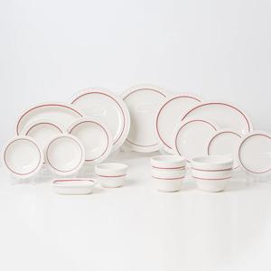 시라쿠스 쉐난고 카디날 2인 그릇 식기 세트 18P