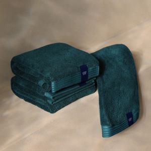 먼지없는 수피마 호텔 수건 고중량 테누아 타올 피코크블루 5장