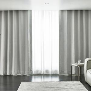루체 3중직 양면동일 규격 완벽암막커튼(커튼봉/커튼레일 호환설치/형상기억가공/3size/3