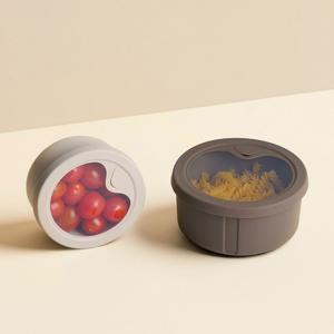 1+1 전자레인지 에어프라이기 OK 밀프랩 실리콘 보관용기 도시락통