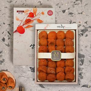 보자기동봉 반건시 곶감 1kg 24-28과 실속 선물세트