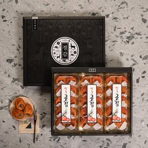 부직포가방포장 상주 반건시 30과 곶감선물세트 (개당45-55g/총1.5kg)