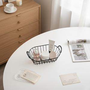 철제 바스켓 와이어 바구니 화장품 수납 소품 정리