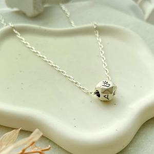 925실버 옴마니반메훔 목걸이 육자진언 은목걸이 남녀공용 불교 굿즈 전체순은