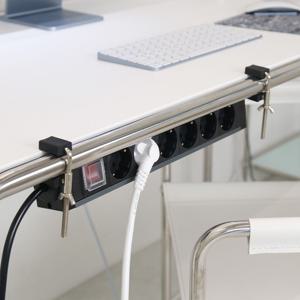 더넓은 알루미늄 고용량 멀티탭 고정용 클램프