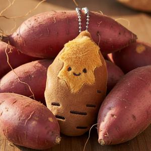 고구마 인형 키링 군고구마 가방 키홀더 구황작물인형