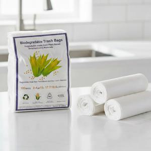 옥수수전분 음식물 쓰레기통 리필 쓰레기 봉투 10L 100매