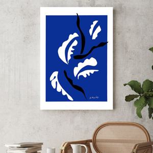 앙리마티스 인테리어 그림 액자 포스터 명화 Composition fond blue 1954