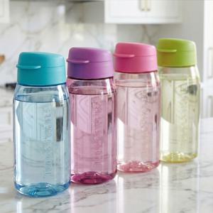 크리스탈 에코물통 550ml 1P 휴대용 어린이 학생 운동 등산 물병 가벼운 투명 보틀