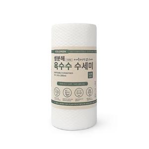 생분해 옥수수 롤수세미 50매