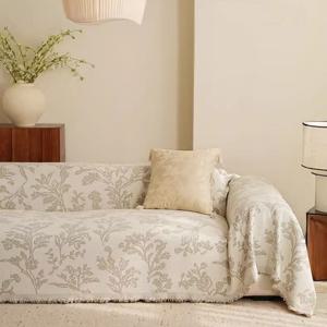 [해외] 로랑 리프 프렌치스타일 순면 쟈카드 쇼파커버&담요