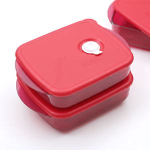 스마트 레인지  600ml 사각 2P 전자레인지 밥 국 데우기 계란찜 이유식 음식보관 용기