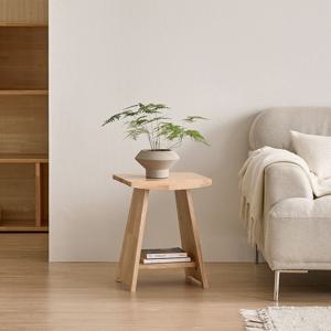 소울 원목 사각 스툴 협탁 사이드테이블 거실 소파 테이블