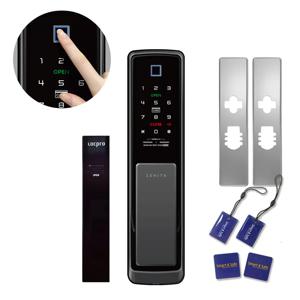 시공 지문인식 디지털도어락 Z900SF+보강판+리모컨