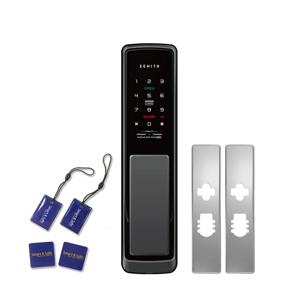 셀프시공 푸시풀 디지털도어락 Z900S+보강판