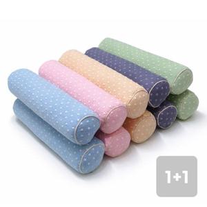 1+1 세미 도트 지압 목침베개 원형 경추 밀림방지