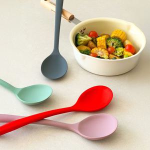 국산 플래티넘 실리콘 조리도구 이유식 요리 대왕 멀티주걱 다용도스푼 대