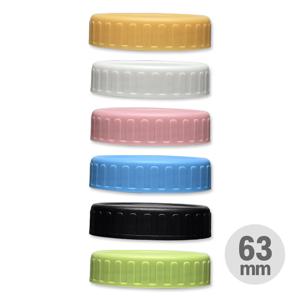 헥사 에코링캡 플라스틱 병뚜껑 63mm 6종 녹안스는 실리콘링 다회용 리유저블