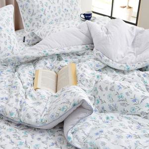 리프 모달 플라워 차렵이불 옥수수솜 라지킹 침구