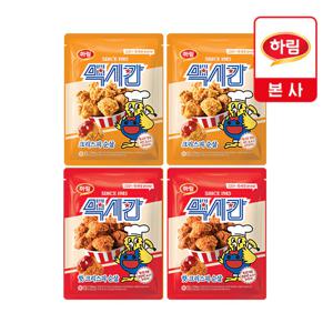 맥시칸 크리스피 순살 2봉+ 핫크리스피 순살 2봉 세트