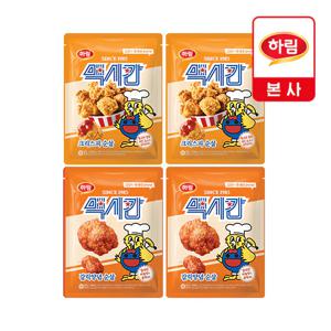 맥시칸 크리스피 순살 2봉+갈릭양념 순살 2봉 세트