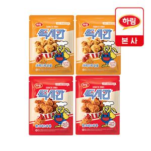 맥시칸 크리스피 순살 2봉+핫크리스피 봉 2봉 세트