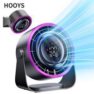 TEMU HOOYS 무선 무소음 선풍기 탁상용/걸이식/벽걸이 휴대용 USB 충전