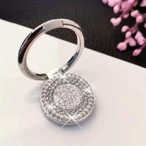 TEMU 회전하는 투명 휴대폰 링 거치대 - 스마트폰, 태블릿 및 케이스용 핑거 그립 - 완벽한 남자친구 선물 (은색)|핸드폰케이스|그립톡|휴대폰케이스