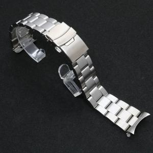 TEMU Seiko SKX007 SKX009용 316L 솔리드 스테인리스 스틸 시계 밴드 | 디플로이먼트 걸쇠가 있는 곡선형 엔드 스트랩, 18mm 20mm 22mm 사이즈