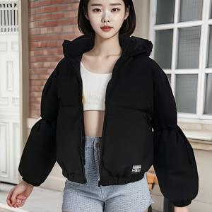 TEMU 여성용 겨울 패션 따뜻한 캐주얼 후드 자켓 03