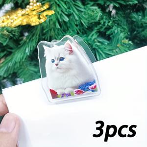 TEMU 1개/3개 맞춤 사진 클립 PP 폴더, 즉석 사진 클립, 졸업 시즌 사진 벽걸이 클립, 가족, 친구 및 애완 동물 사진을 위한 맞춤형 휴일 선물.