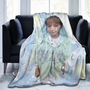 TEMU Nctwish 유시, 플란넬 담요 - 초극세사, 소파, 캠핑, 사무실, 침실에 적합 - 세탁기 사용 가능, 모든 계절에 적합, 털 빠짐 및 보풀 없음, 생일 및 추수감사절에 이상적인 고급 숄