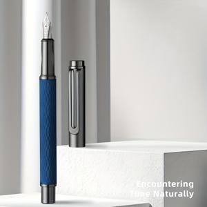 TEMU 1개 메탈 펜, 0.5mm 이리듐 팁, 고급 잉크 컨버터 - 내구성 좋은 메탈 구조, 클릭온 캡, 사무실 및 학교용 우아한 필기, 부드러운 선을 위한 가는 팁, 메탈 펜, 고급만년필, 일본 만년필, 만년필 고급, 만년필, 만년필 세트, 고급 만년필, 만년필 잉크