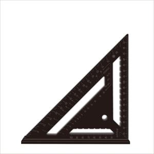 TEMU 7인치 및 12인치 검정 강화 플라스틱 삼각자 조합, 해외 , 목공, 엔지니어링 및 리모델링 프로젝트를 위한 내구성이 뛰어나고 충격 방지 기능이 있는 삼각자, 다양한 디자인 측정 도구.