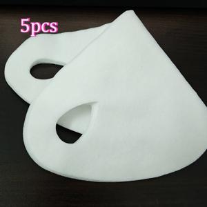 TEMU 5개입 걸이형 귀 탄성 턱 마스크 천 | V라인 탄성 턱 패치, 얼굴 트레이닝 스트랩