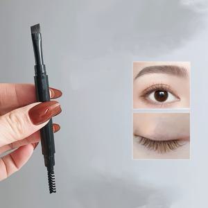 TEMU 듀얼 아이브로우 브러쉬, 속눈썹 빗, 앵글 브러쉬, 그리고 눈썹 쉐이핑용 스풀리