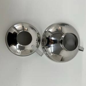 TEMU 2개 스테인리스 캔닝 깔때기 세트 - 와이드 마우스 깔때기, 메이슨 자 액세서리, 유리병 호환 가능, 주방용 내구성 강한 스테인리스 깔때기, 보관 및 요리에 이상적